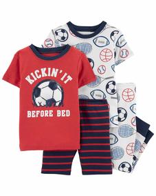 Erkek Bebek Pijama Seti 4'lü Paket 194135943711 | Carter’s