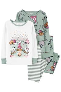Küçük Kız Çocuk 4'lü Pijama Set 195861291268 | Carter’s