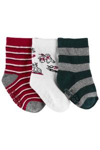 Küçük Erkek Çocuk Çorap Set 3'lü Paket 195861383949 | Carter’s