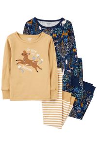 Küçük Kız Çocuk Pijama Set 4'lü Paket 195861287377 | Carter’s