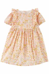 Küçük Kız Çocuk Kısa Kollu Elbise 195861611615 | Carter’s