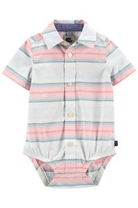 Erkek Bebek Kısa Kollu Gömlek Body 195861639251 | Carter’s