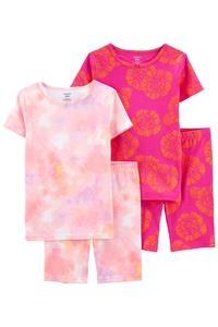 Kız Çocuk Pijama Set 4'lü Paket 195861612308 | Carter’s