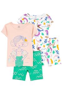 Küçük Kız Çocuk Pijama Set 4'lü Paket 195861611868 | Carter’s