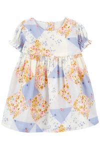 Kız Bebek Kısa Kollu Elbise 195861637943 | Carter’s