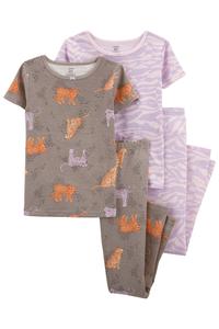 Kız Çocuk Pijama Set 4'lü Paket 195861611288 | Carter’s
