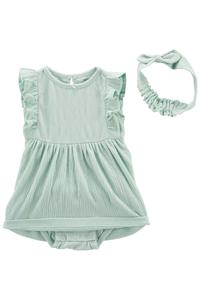 Kız Bebek Elbise Set 2'li Paket 195861674153 | Carter’s
