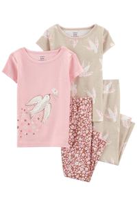 Küçük Kız Çocuk Pijama Set 4'lü Paket 195861615170 | Carter’s
