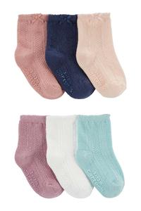 Kız Bebek 6'lı Çorap Set 195861662945 | Carter’s