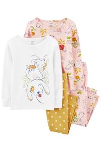 Küçük Kız Çocuk 4'lü Pijama Set 195861971375 | Carter’s